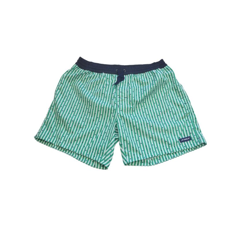 Self Swimming Pattern Shorts Men