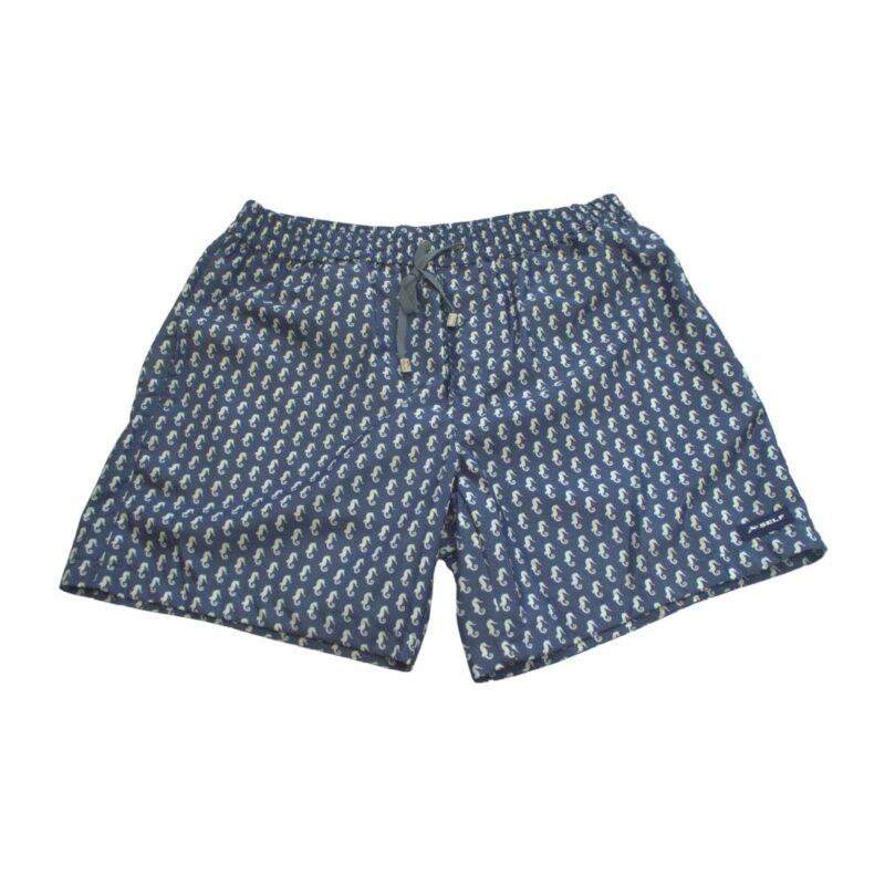 Self Swimming Pattern Shorts Men