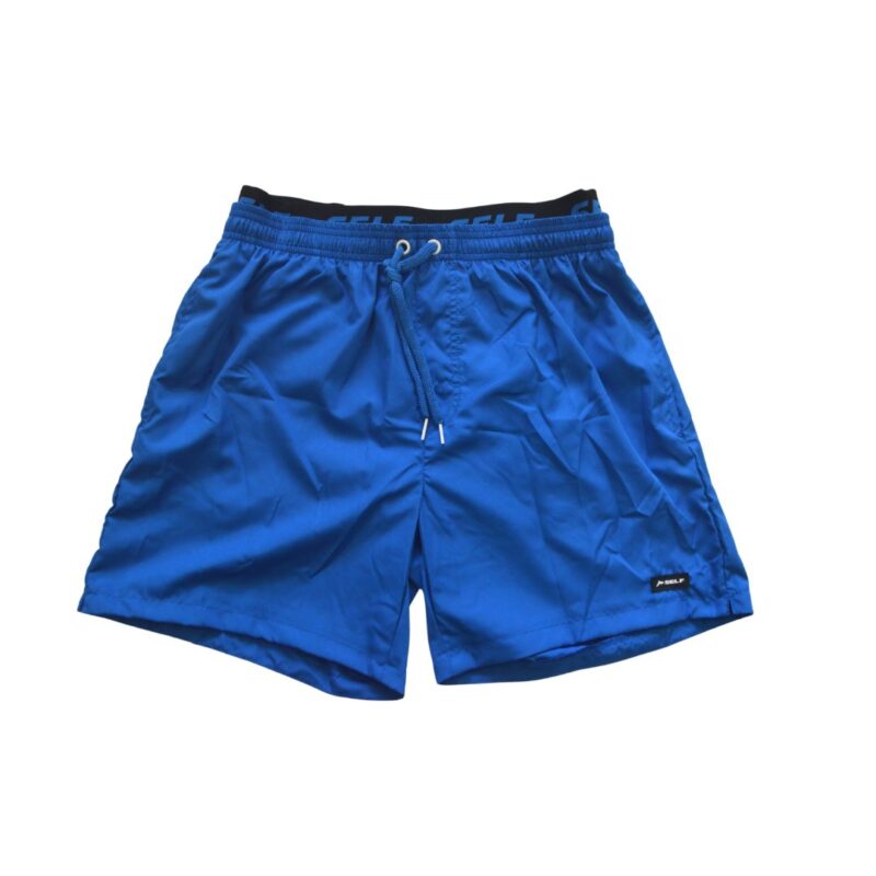 Self Plain Swimming Shorts Men