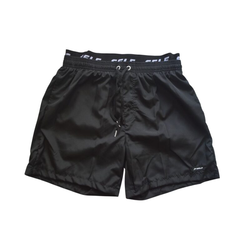 Self Plain Swimming Shorts Men